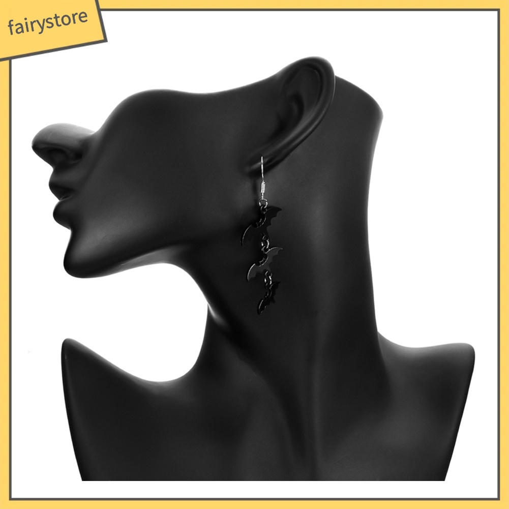 Khuyên Tai Móc Hình Dơi Thời Trang Halloween Cho Nữ