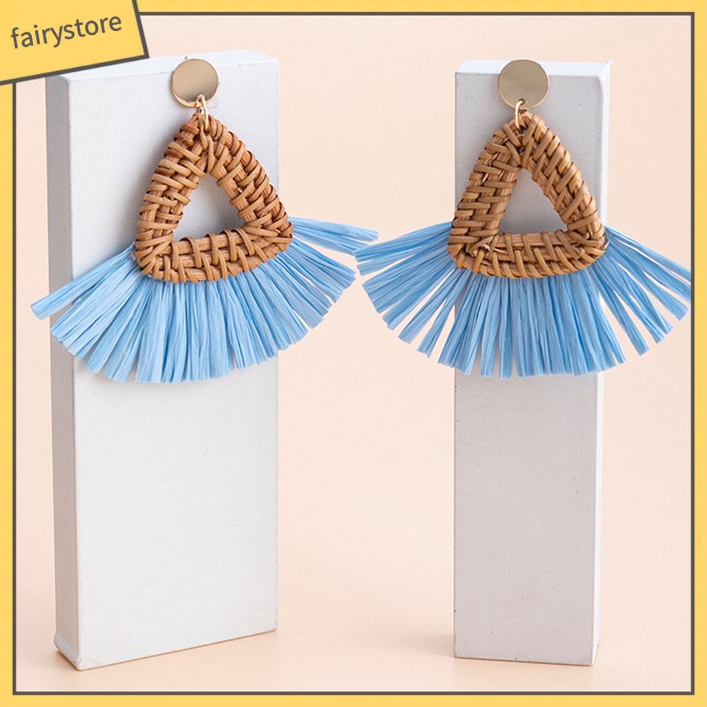 1 Đôi Bông Tai Dáng Dài Phong Cách Boho Thời Trang Cho Nữ