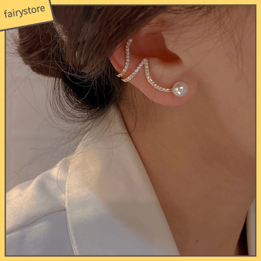 1 Đôi Bông Tai Lấp Lánh Thanh Lịch Thời Trang Hàng Ngày Cho Nữ