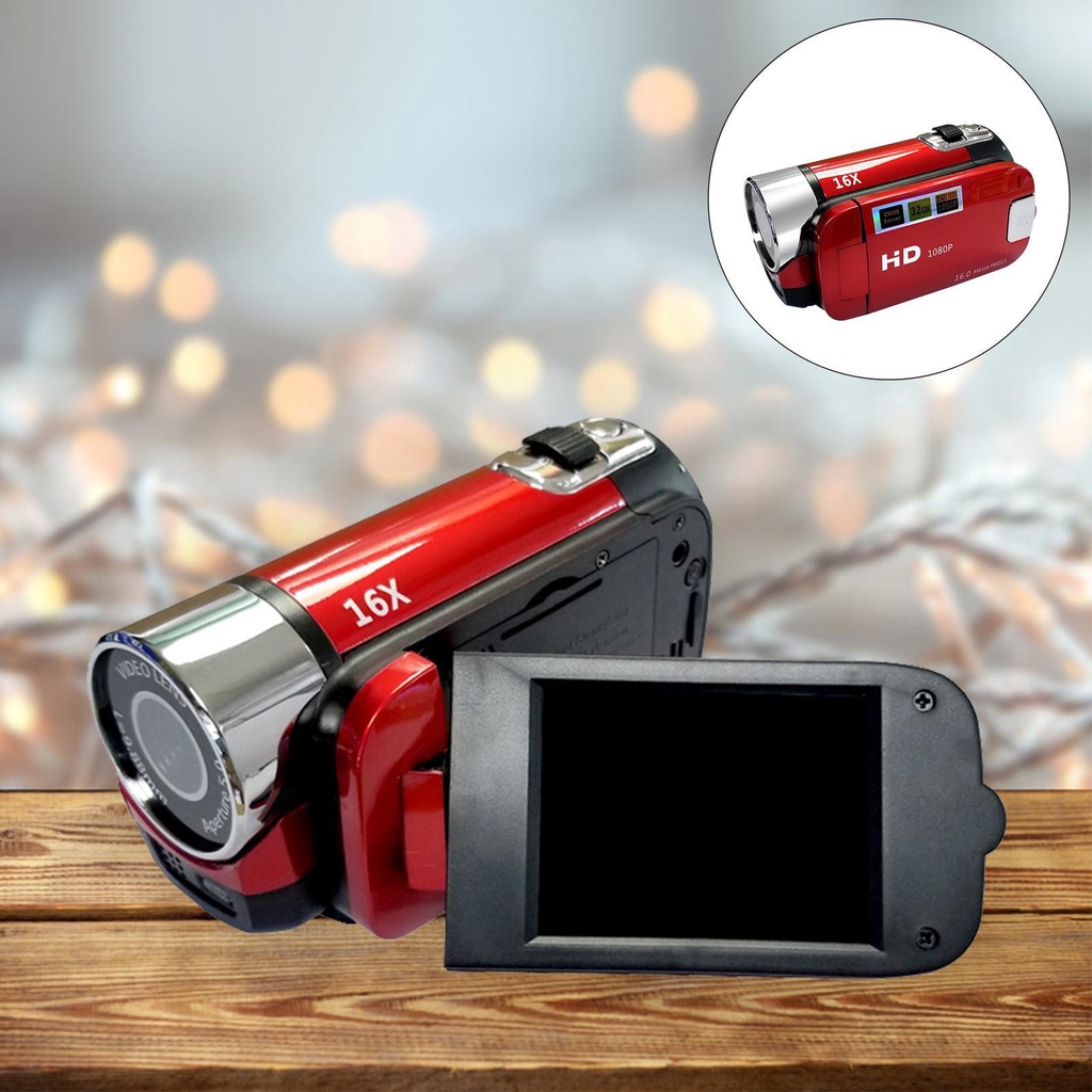 Máy Quay Phim Kĩ Thuật Số 1080PHD 2 7 "TFT LCD 16X Zoom US Màu Đen