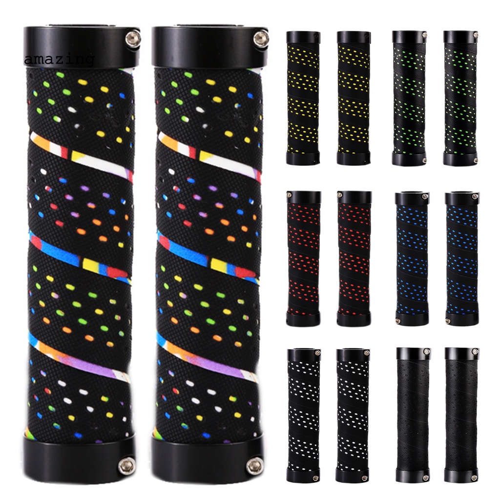 Set 2 Vỏ Bọc Tay Lái Xe Đạp MTB Hấp Thụ Sốc Chống Trượt