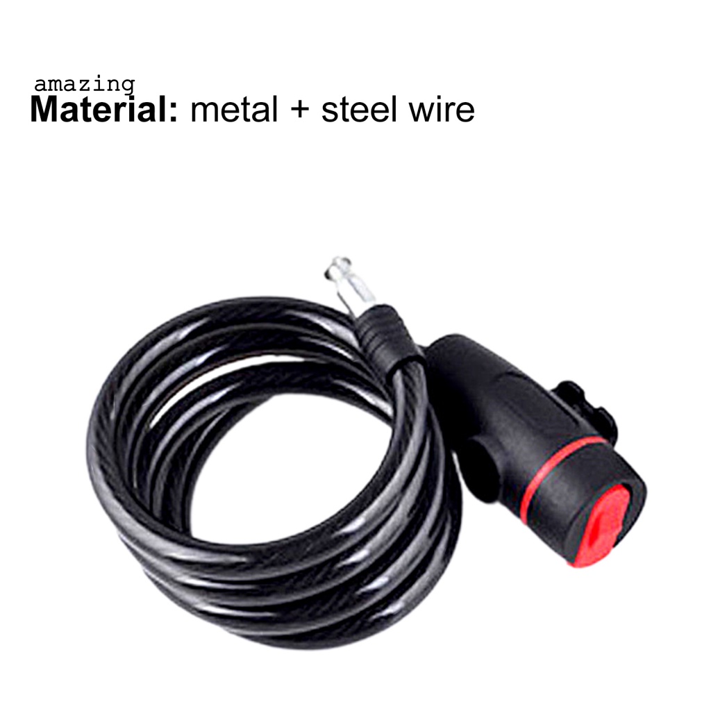 1 Bộ Ổ Khóa Xe Đạp Leo Núi Bằng Kim Loại Độ Bền Cao Kèm Chìa Khóa Tiện Dụng Cho Gia Đình