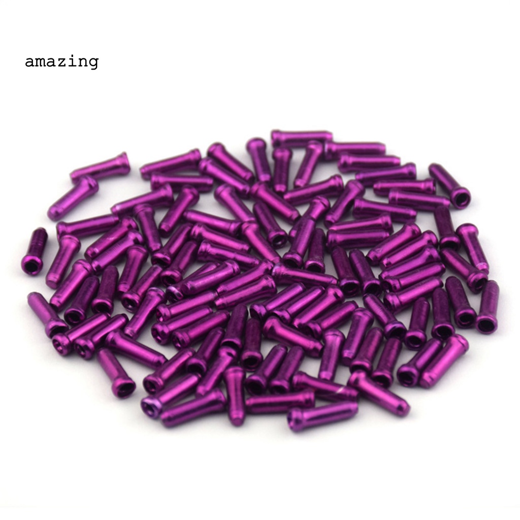 Bộ 200 Nắp Đậy Dây Cáp Xe Đạp Bằng Hợp Kim Nhôm Nhiều Màu Chống Mòn