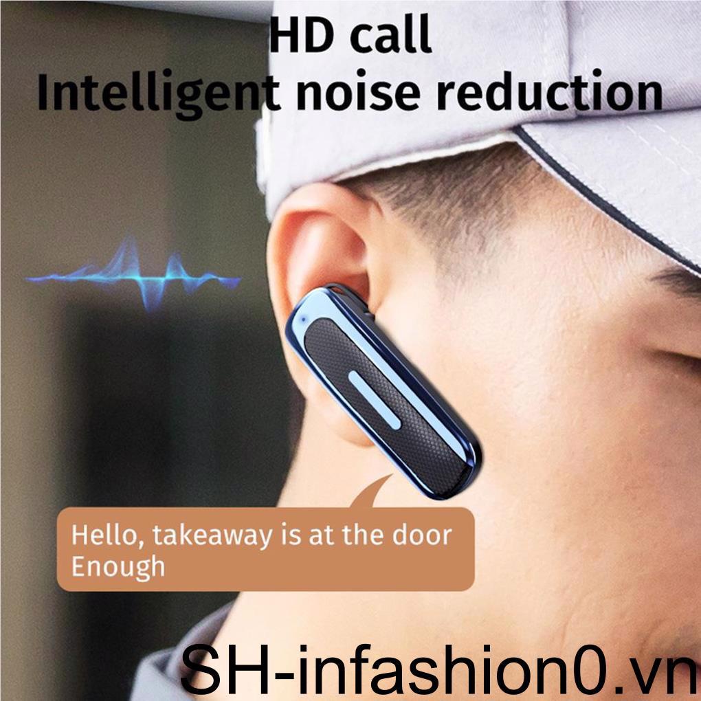 Tai Nghe Nhét Tai Bluetooth Không Dây Mini Màu Hồng Phong Cách Thể Thao