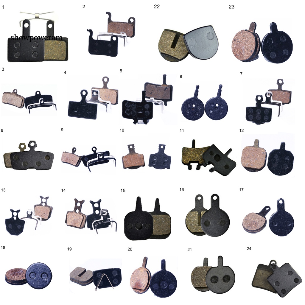 Set 2 Má Phanh Chống Rách Không Gây Tiếng Ồn Thay Thế Tiện Dụng Cho Xe Đạp MTB