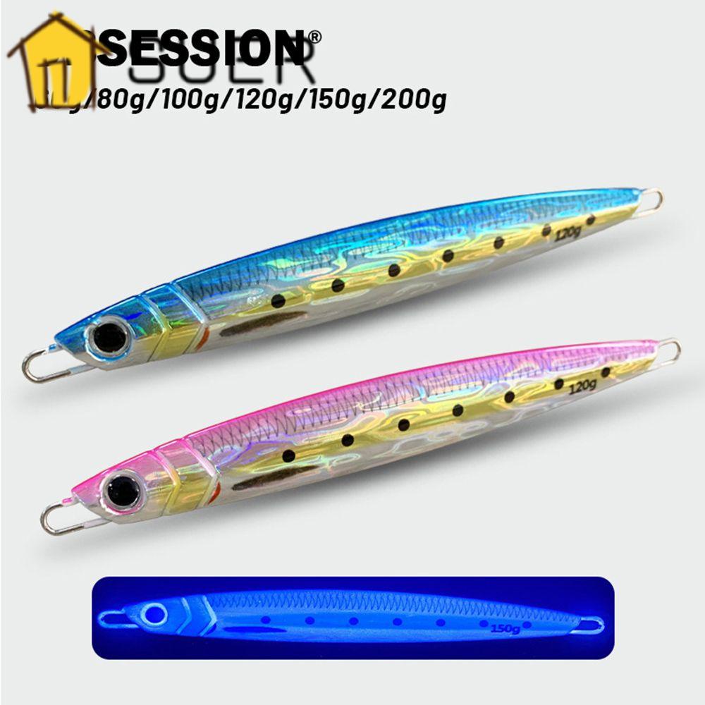 Mồi Câu Cá Giả Bằng Kim Loại 60g 80g 100g Chất Lượng Cao