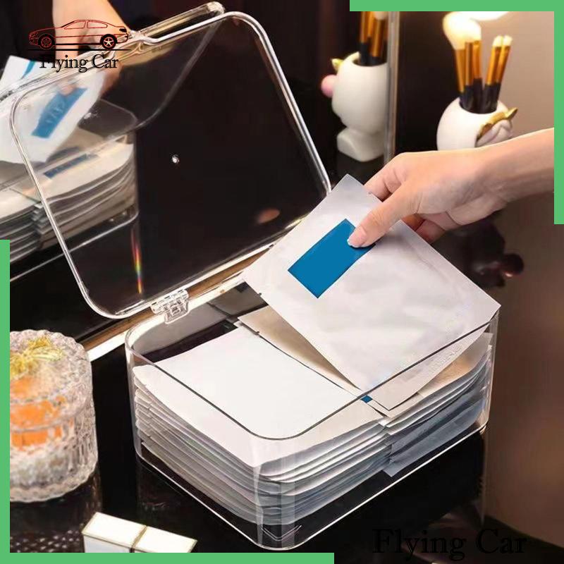 Hộp Đựng Đồ Dùng Trong Suốt Siêu Bền Tiện Dụng Cho Phòng Tắm / Nhà Bếp Giá Đỡ