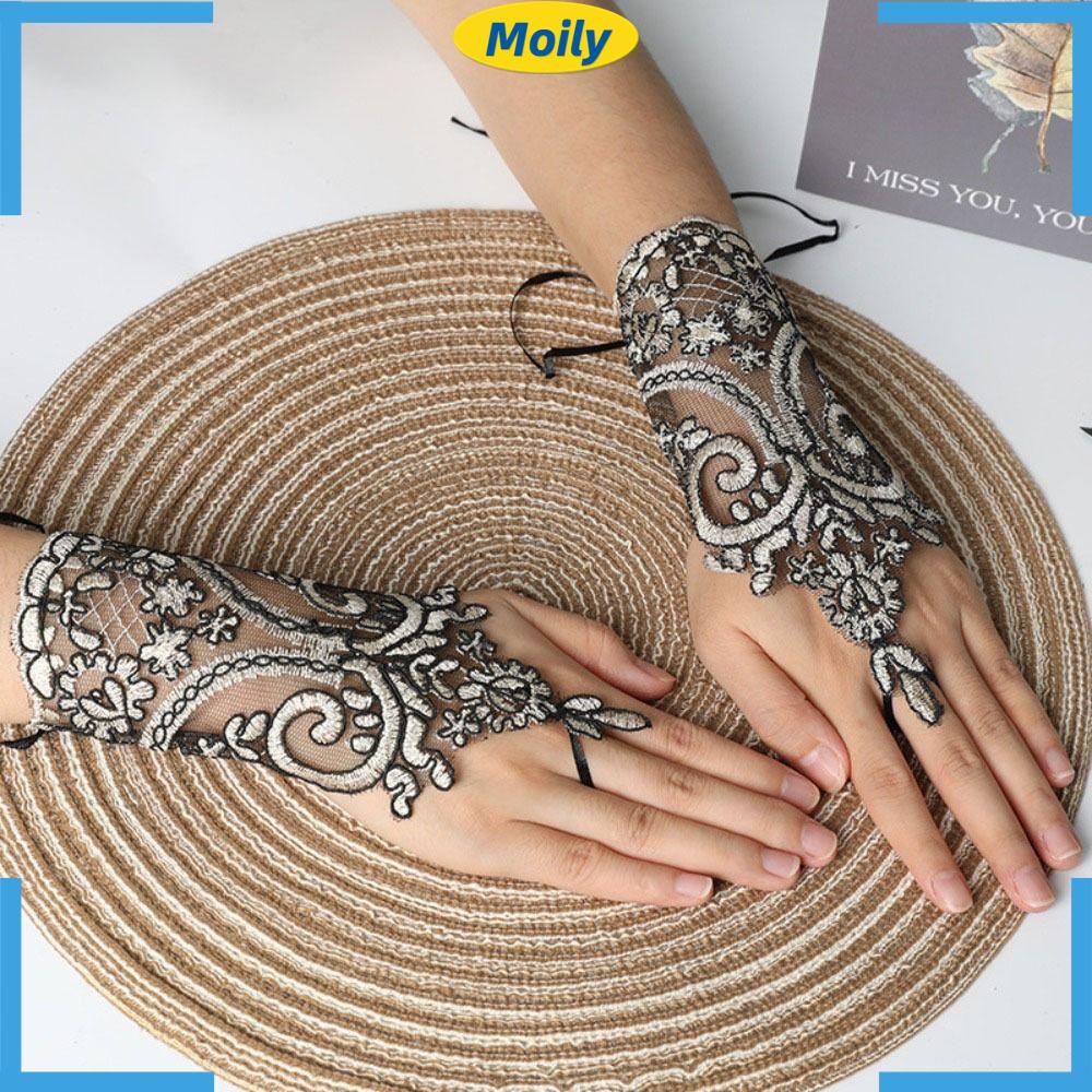 MOILYVN Găng Tay Satin Dùng Để Buổi Tiệc / Hóa Trang