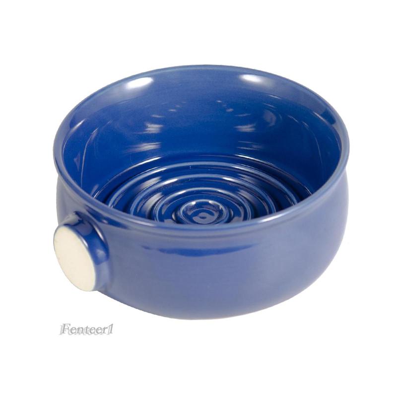 1] Chén Sứ Đựng Xà Phòng / Kem Cạo Râu Miệng Rộng