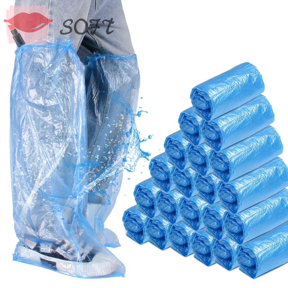 1 / 5 / 10 Cặp Bọc Giày Đi Mưa Dùng Một Lần Chống Thấm Nước Tiện Dụng