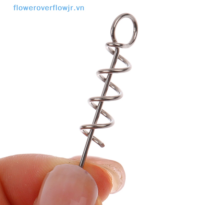 100 Móc Lò Xo Nối Mồi Câu Cá Mềm Mại Tiện Dụng