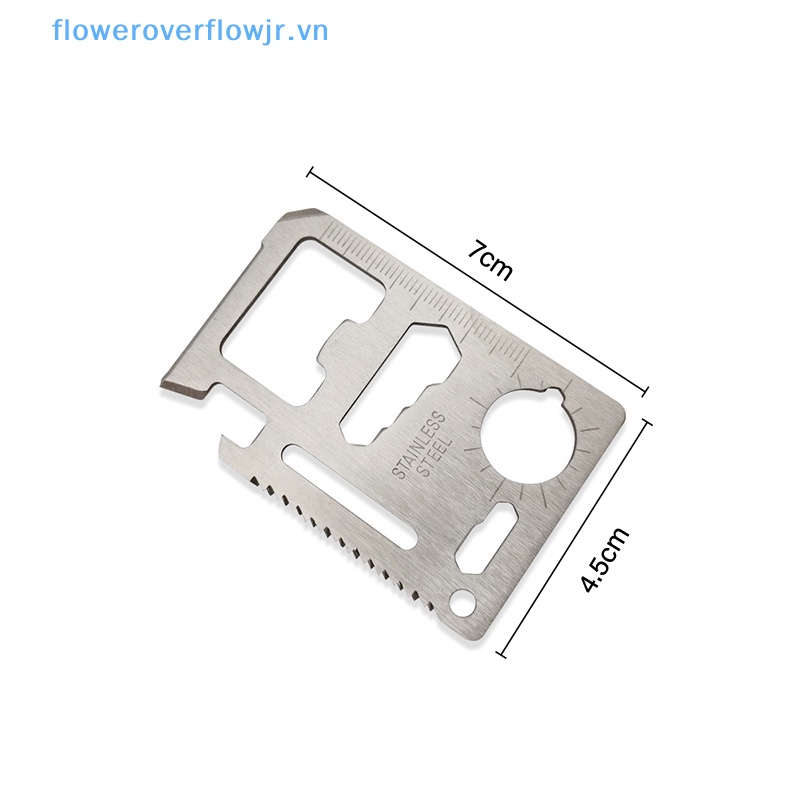 Thẻ Sinh Tồn Mini 11 Trong 1 Tiện Dụng Mang Theo Du Lịch Cắm Trại