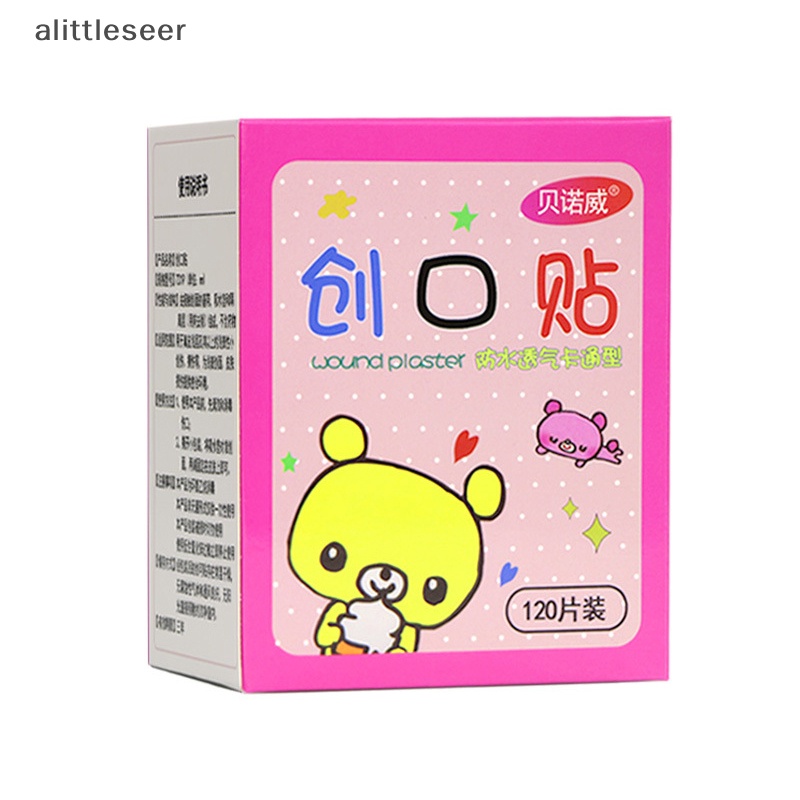 Bộ 120 Miếng Dán Chống Thấm Nước Thoáng Khí Họa Tiết Hoạt Hình