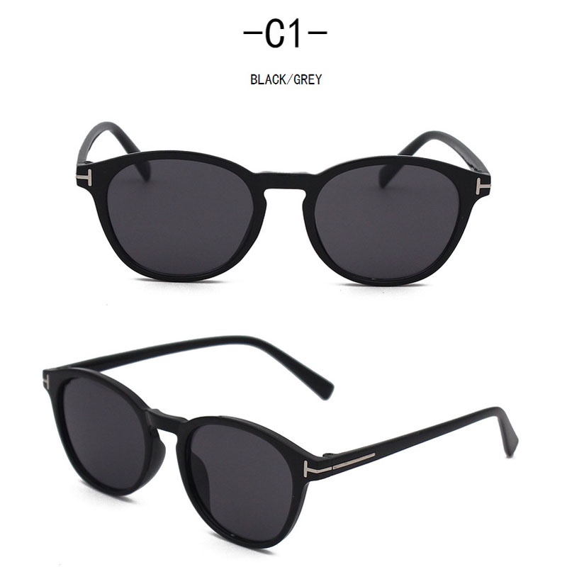Kính Mát Tròng Chữ T Chống Tia UV400 Nhiều Màu Sắc Thời Trang Cho Nam Và Nữ