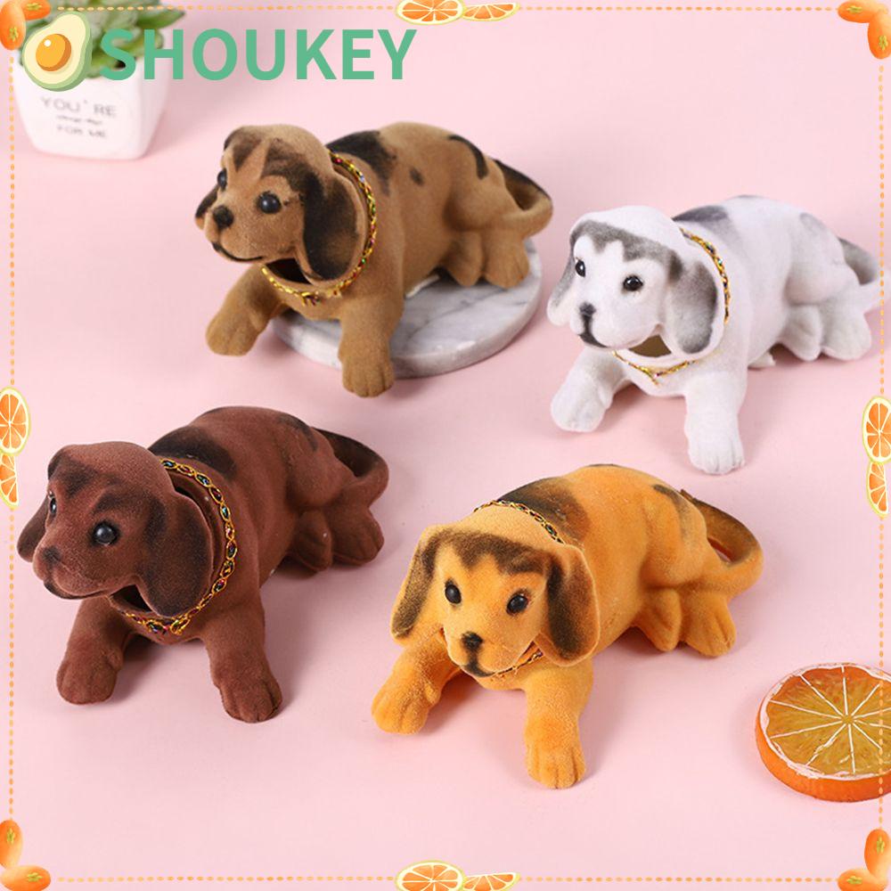 Mô Hình Chú Chó Lắc Đầu Trang Trí Nội Thất Xe Hơi