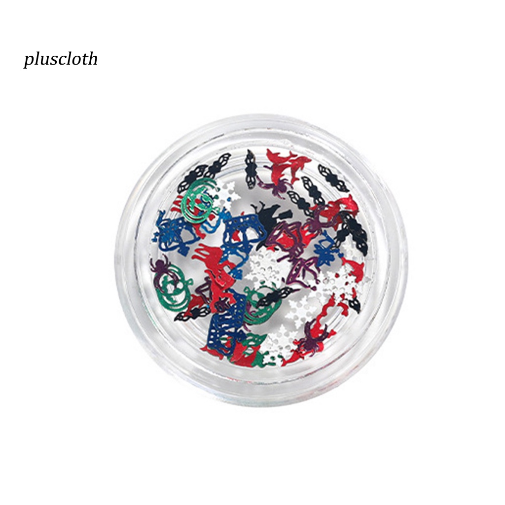 1 Hộp Sticker Dán Móng Tay Nghệ Thuật Chủ Đề Halloween