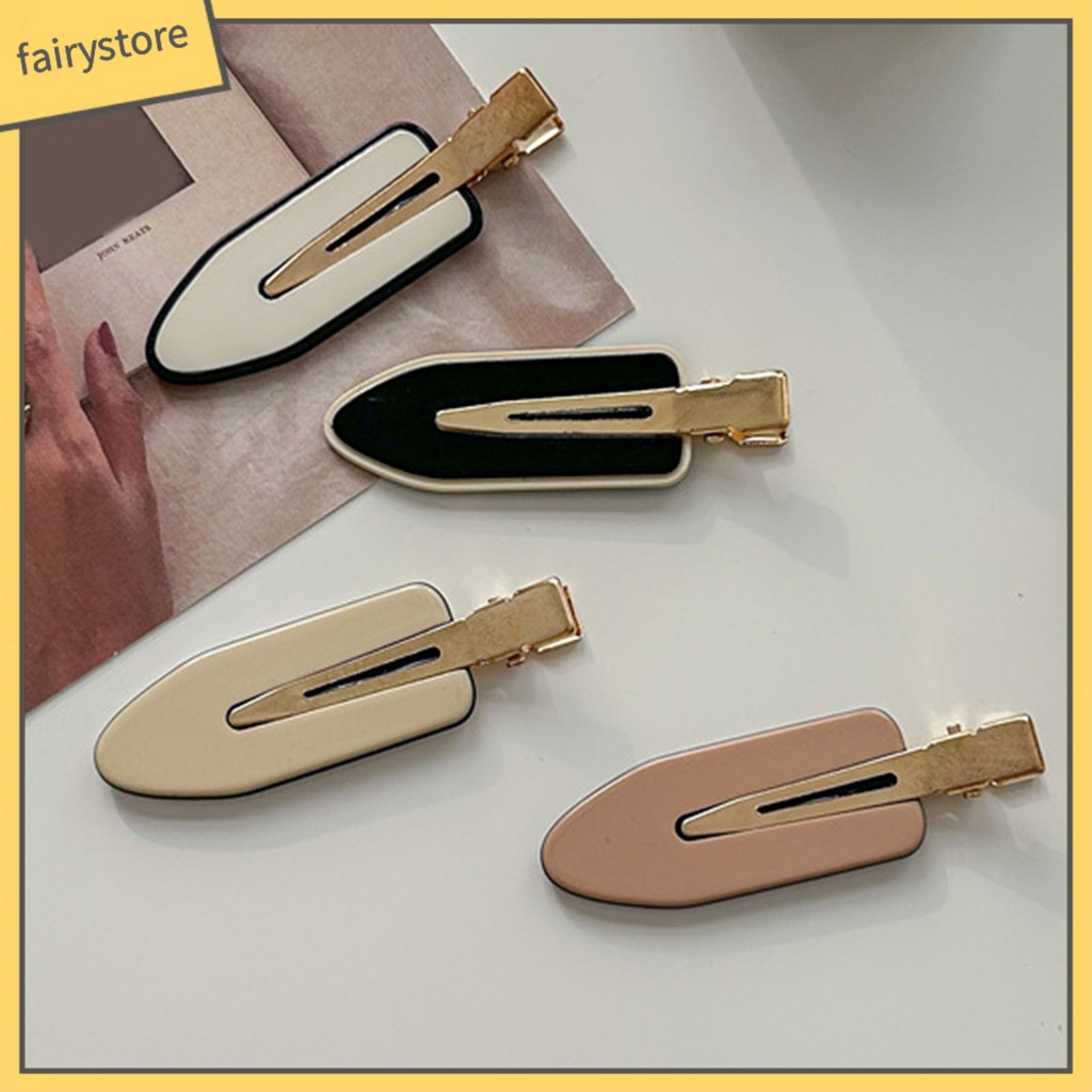 Kẹp Tóc Không Đường May Chống Trượt Phong Cách Hàn Quốc