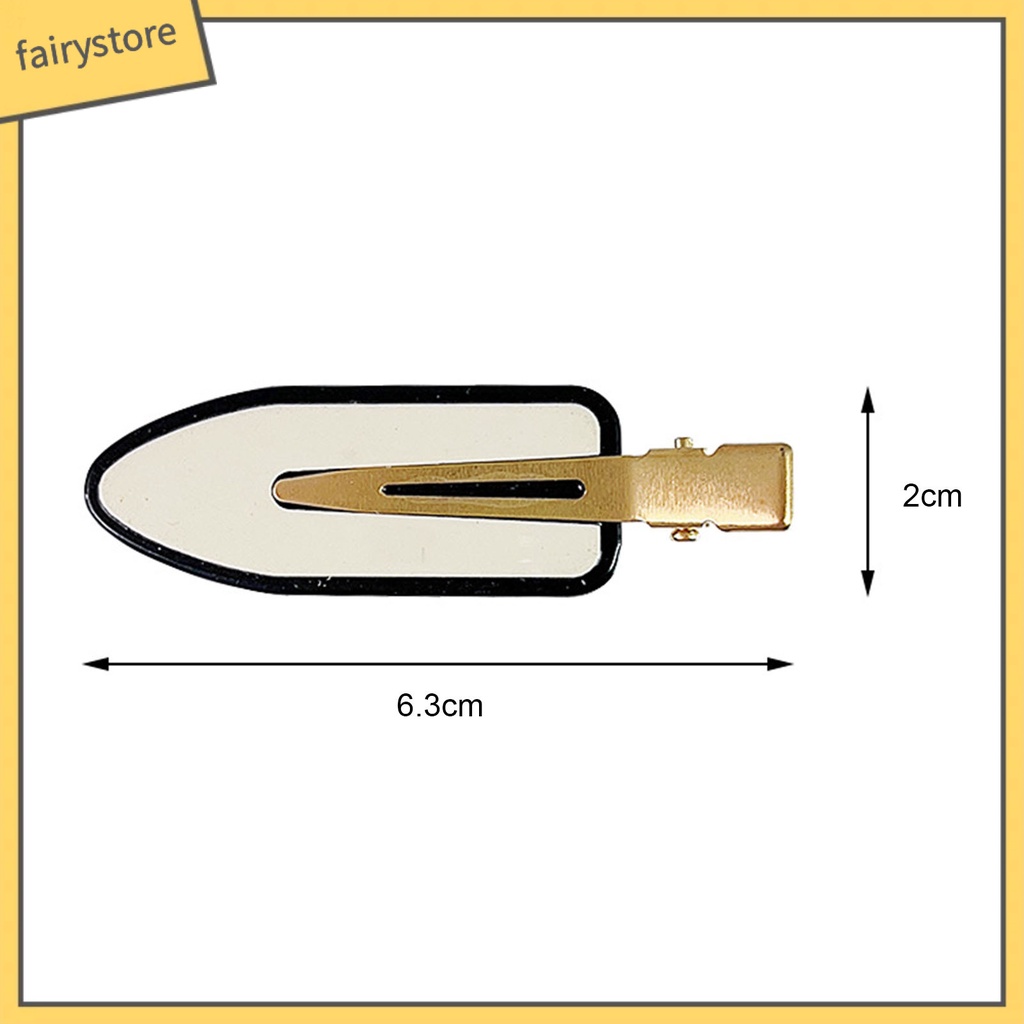 Kẹp Tóc Không Đường May Chống Trượt Phong Cách Hàn Quốc
