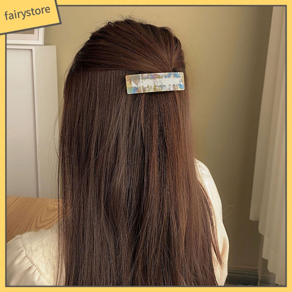 Kẹp Tóc Hình Răng Chéo Nhiều Hình Dạng Màu Sắc Phong Cách Retro