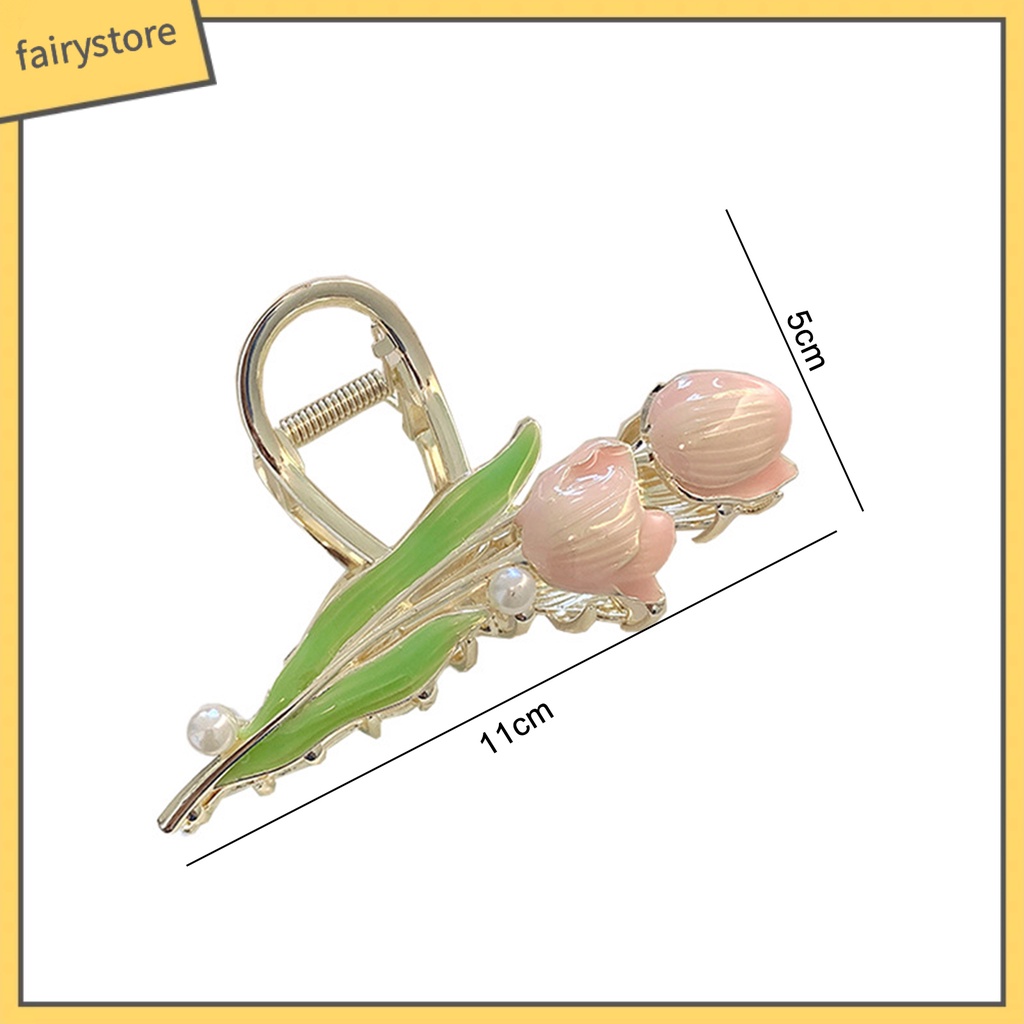 Kẹp Tóc Càng Cua Mạ Vàng Bóng Nhiều Màu Sắc Tạo Kiểu Tóc Chống Trượt Kích Thước Lớn Dành Cho Bạn Nữ