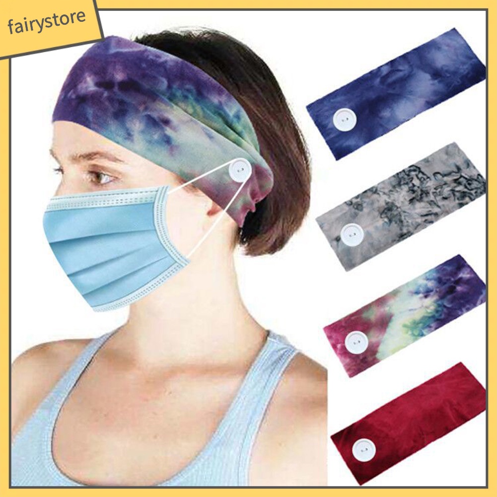 Set 2 Băng Đô Cài Tóc Bảo Vệ Tai Chống Mồ Hôi Chăm Sóc Sức Khỏe