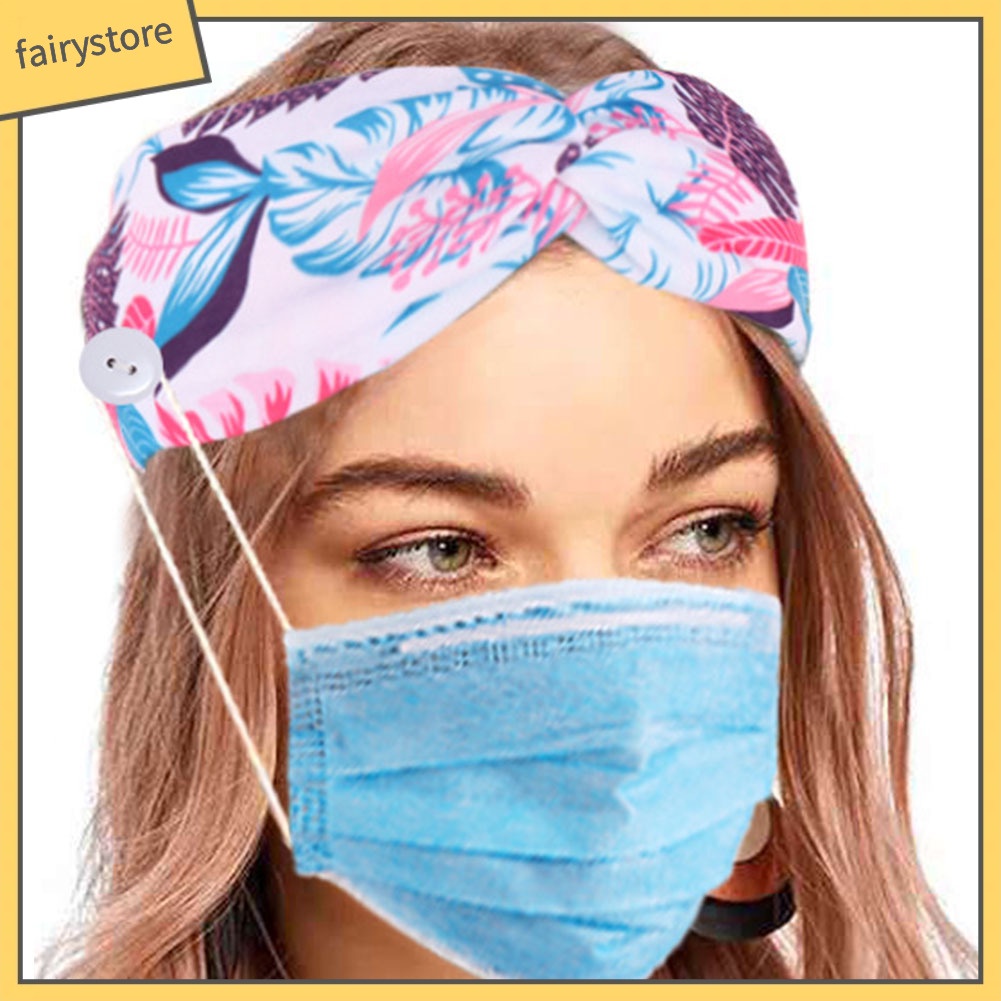 Băng Đô Cài Tóc Co Giãn Thắt Nút Dùng Tập Thể Thao / Yoga