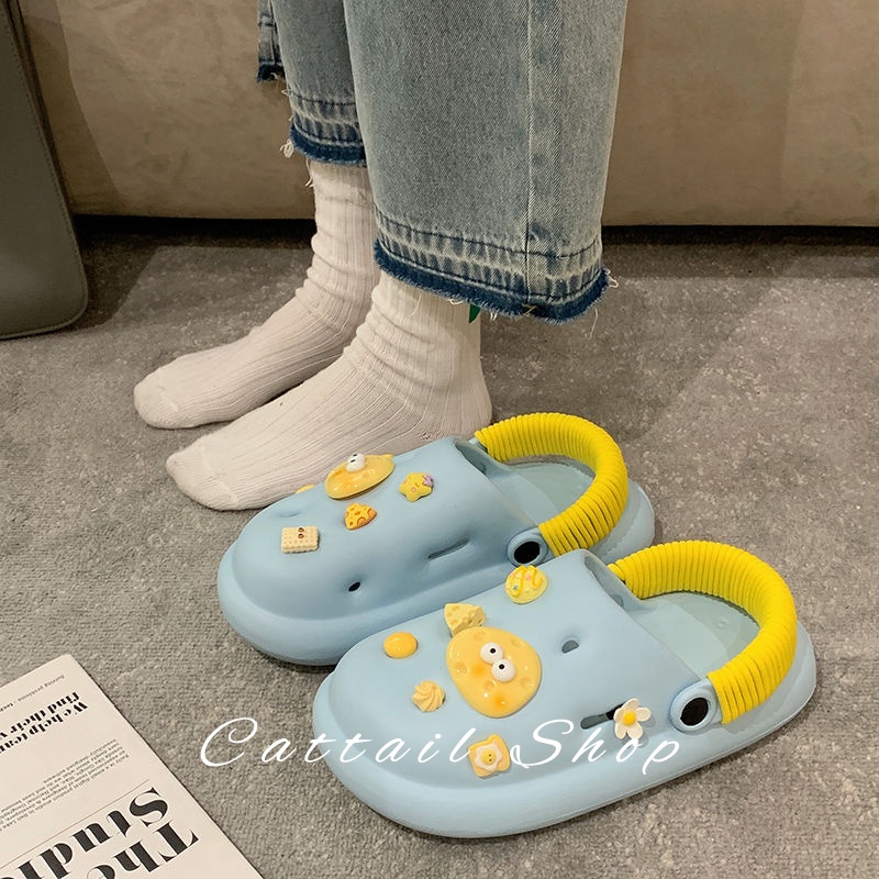 Cattail dép dép nữ dép bánh mì nữ dép bánh mì nữ Chống Trượt 060913