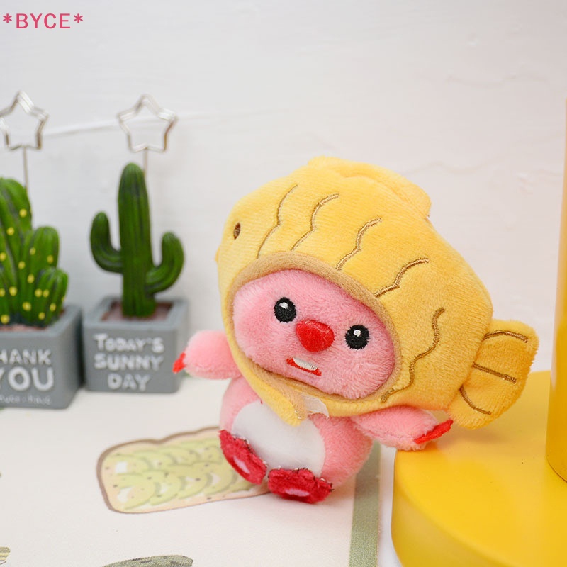 Móc Khóa Hình Thú Nhồi Bông Đội Nón Tháo Rời Được Dễ Thương Mới