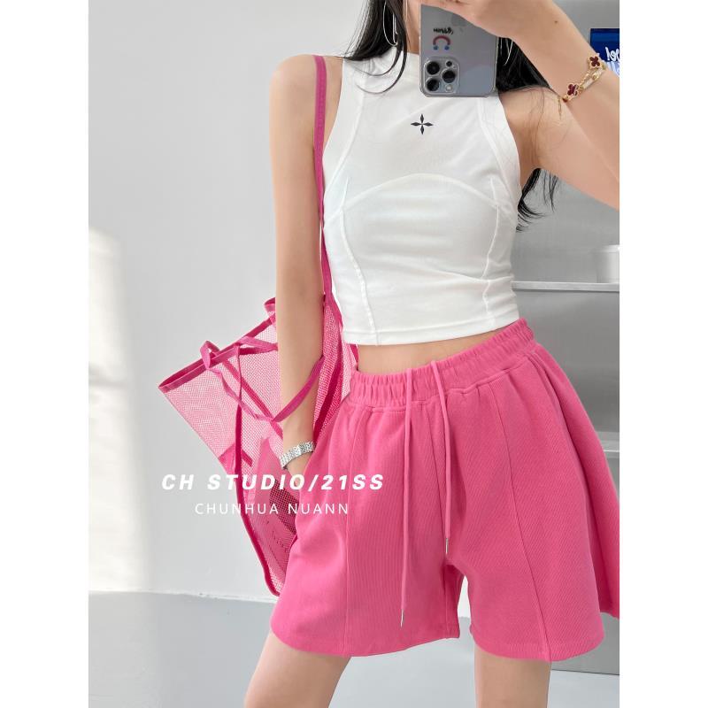 COZOK Quần Short Thể Thao Lưng Thun Rút Dây Dáng Rộng Thời Trang