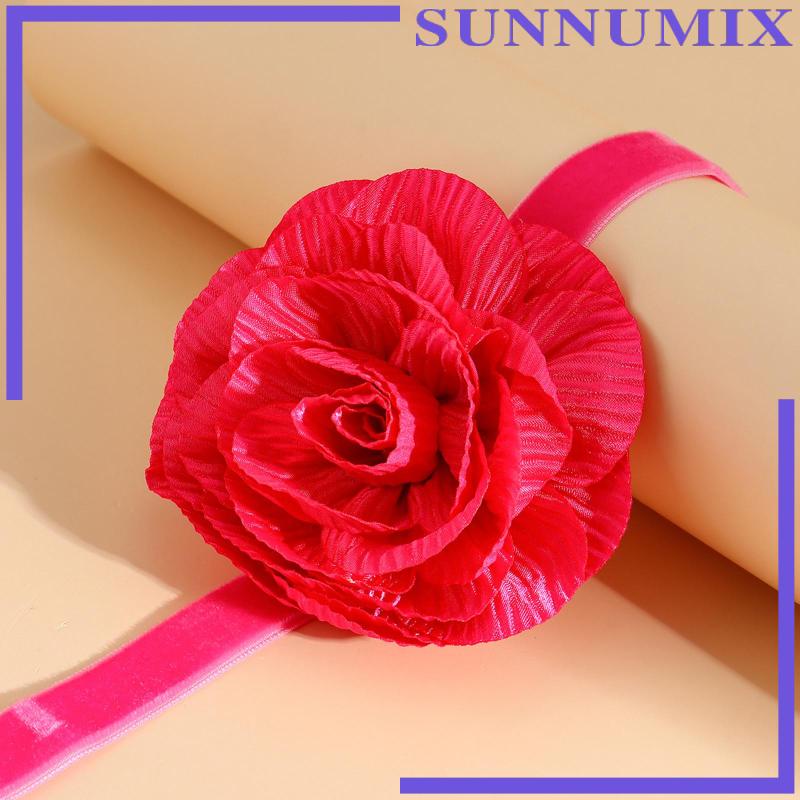 Vòng Cổ Choker Họa Tiết Hoa Thanh Lịch Dành Cho Nữ