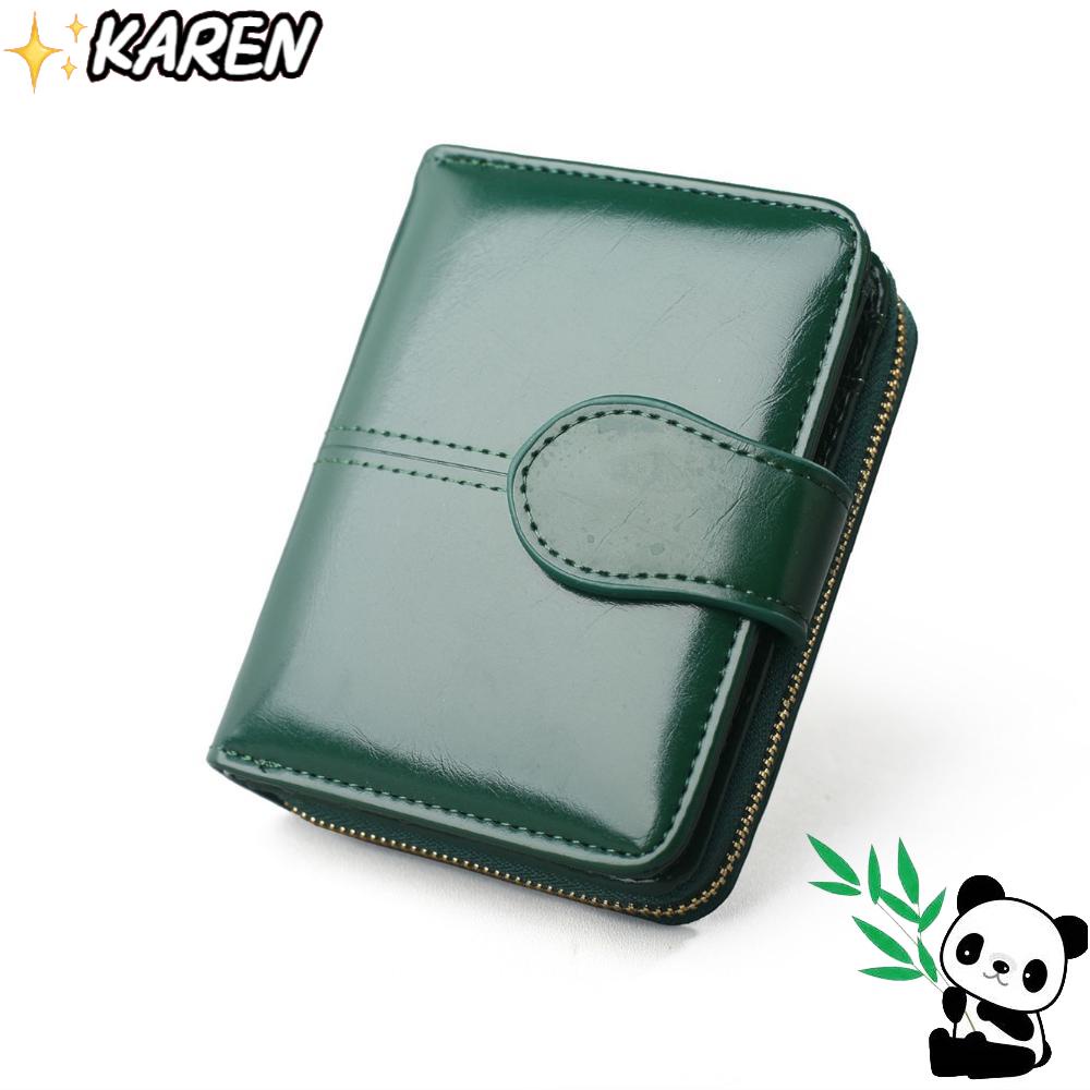 Ví Da PU Nhỏ Xinh Đựng Thẻ Thời Trang Cho Nữ Giá Đỡ