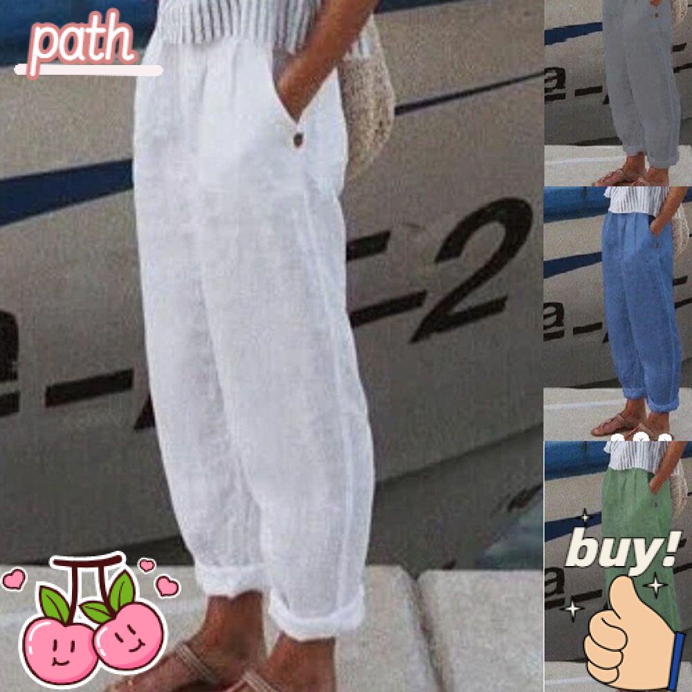 Quần Dài Ống Đứng Màu Trơn Thiết Kế Mới Năng Động Thời Trang