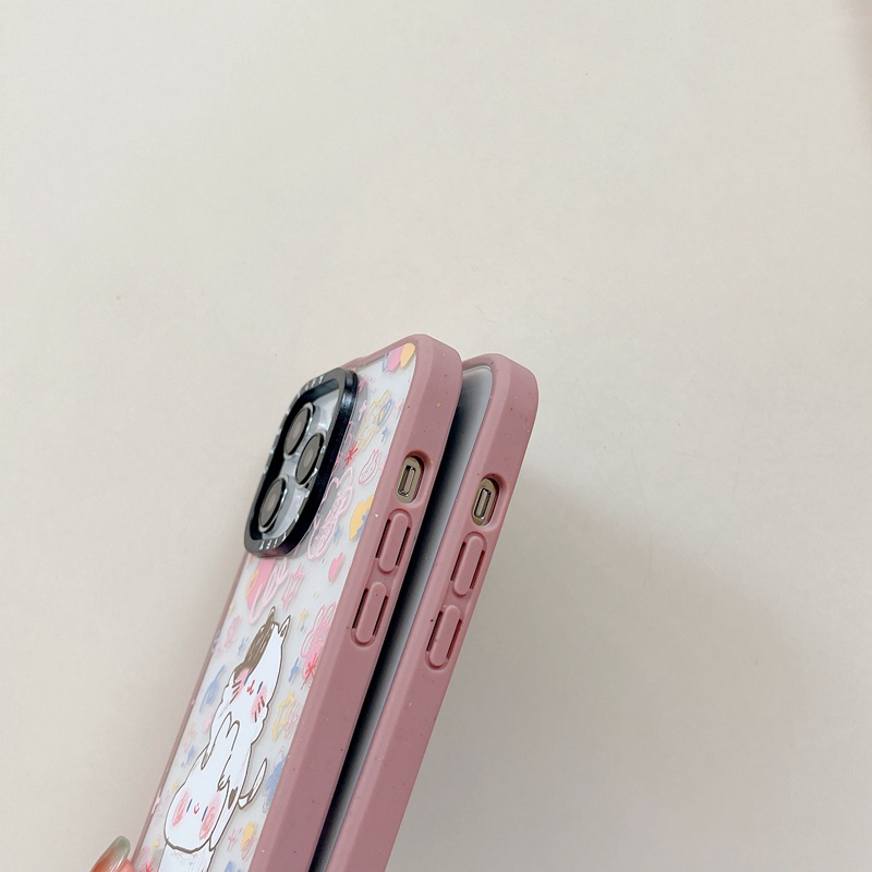 Ốp Điện Thoại Cứng Hình Thỏ / Mèo Hoạt Hình Cho iPhone 11 12 13 14 Pro Max