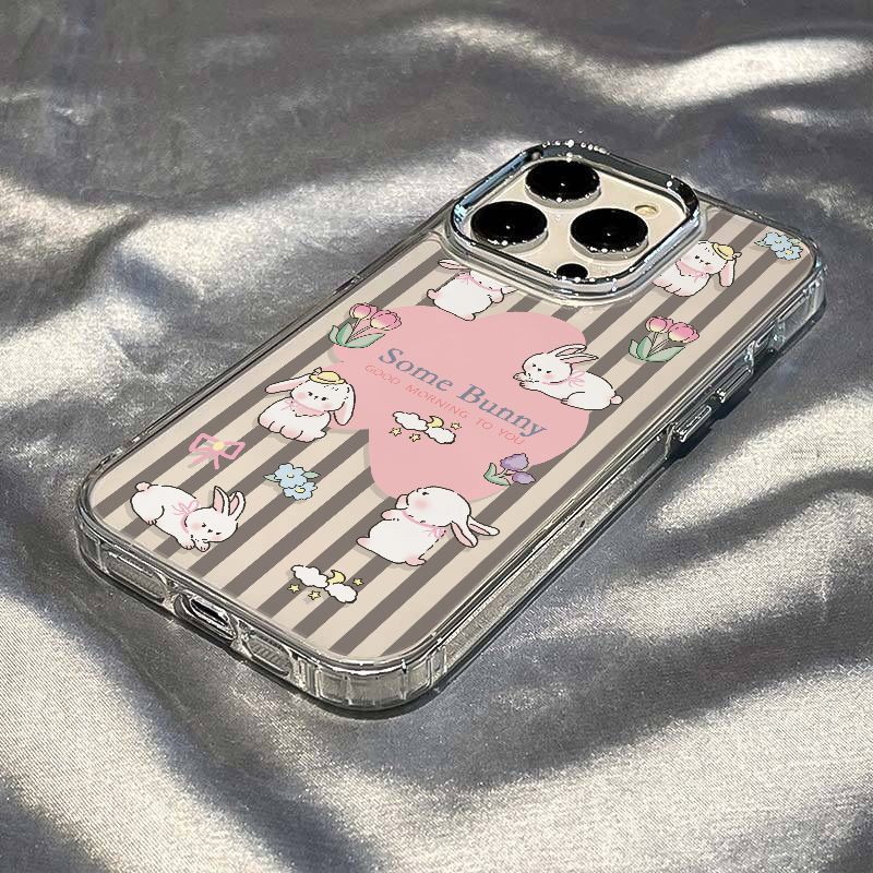 ✅Ốp Điện Thoại Mềm Chống Sốc In Hình Thỏ Hoạt Hình Cho Iphone 14Pro 12In 13 max 8 117 / YBE4