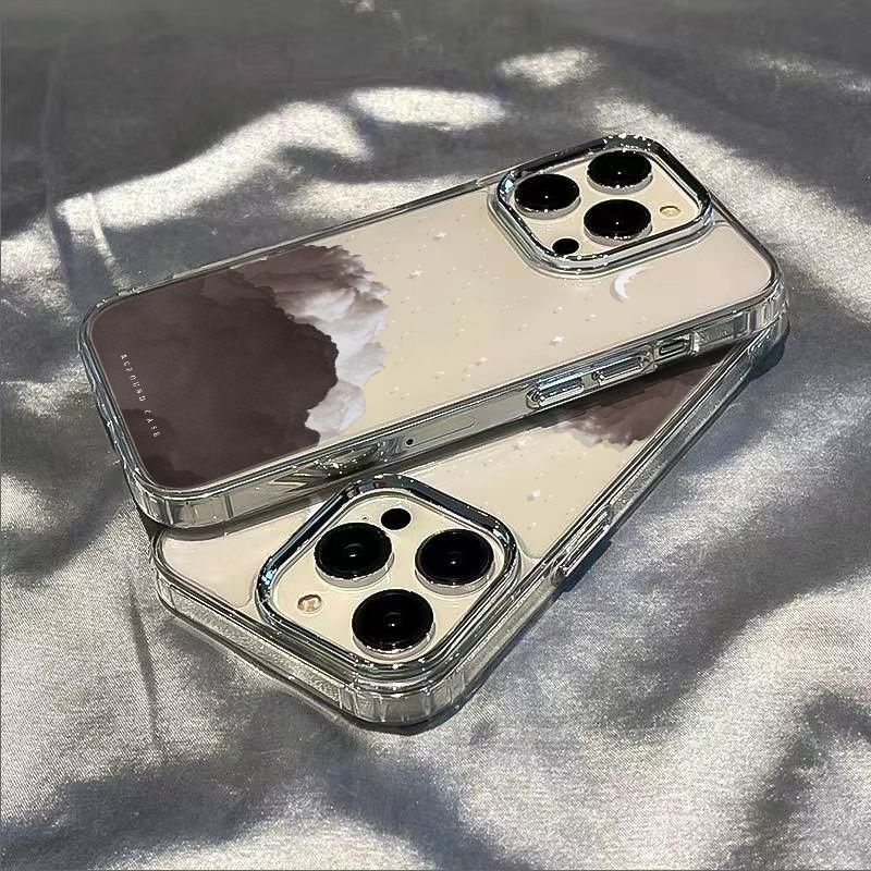 ✅Ốp Điện Thoại Dẻo Họa Tiết Đám Mây Chống Sốc Cho Iphone12In Style / Apple 11plus7 max 14pro138 FTD9