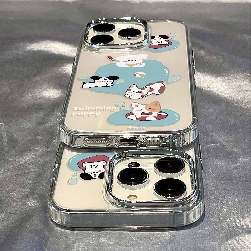 ✅Ốp Điện Thoại Dẻo Họa Tiết Chú Chó Dễ Thương Chống Sốc / Thấm Nước Cho iPhone12 plus 13 max14pro8 5CBD 11 7 Play