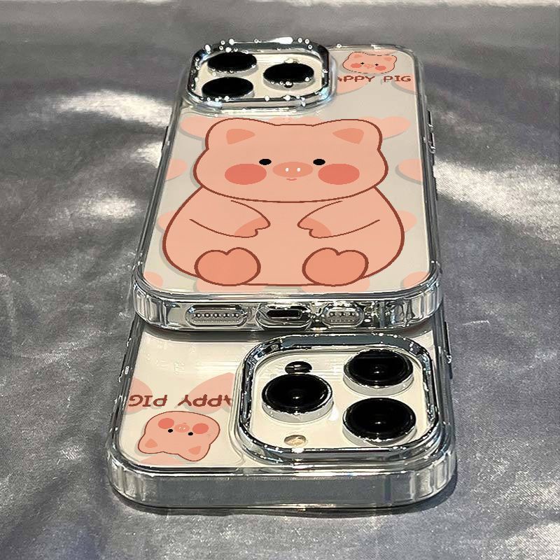 ✅Ốp Điện Thoại Dẻo Màu Hồng Đơn Giản Thời Trang Chống Sốc Cho Iphone127 8 14pro 1113 / plusmax OFSP