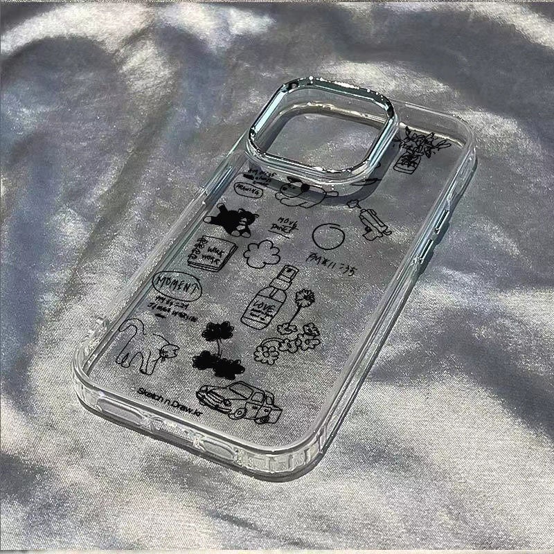 ✅Ốp Điện Thoại Mềm Chống Sốc Họa Tiết Hoạt Hình Cho Iphone 11iPhone12 7In plus8 14pro 13max