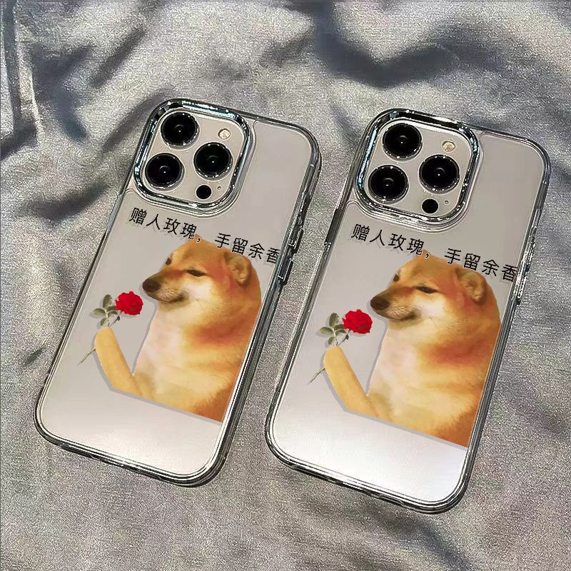 ✅Ốp Điện Thoại Mềm Chống Sốc Họa Tiết Hoa Hồng Cho Iphone 714pro 12 13max / 8In Apple 11 xs