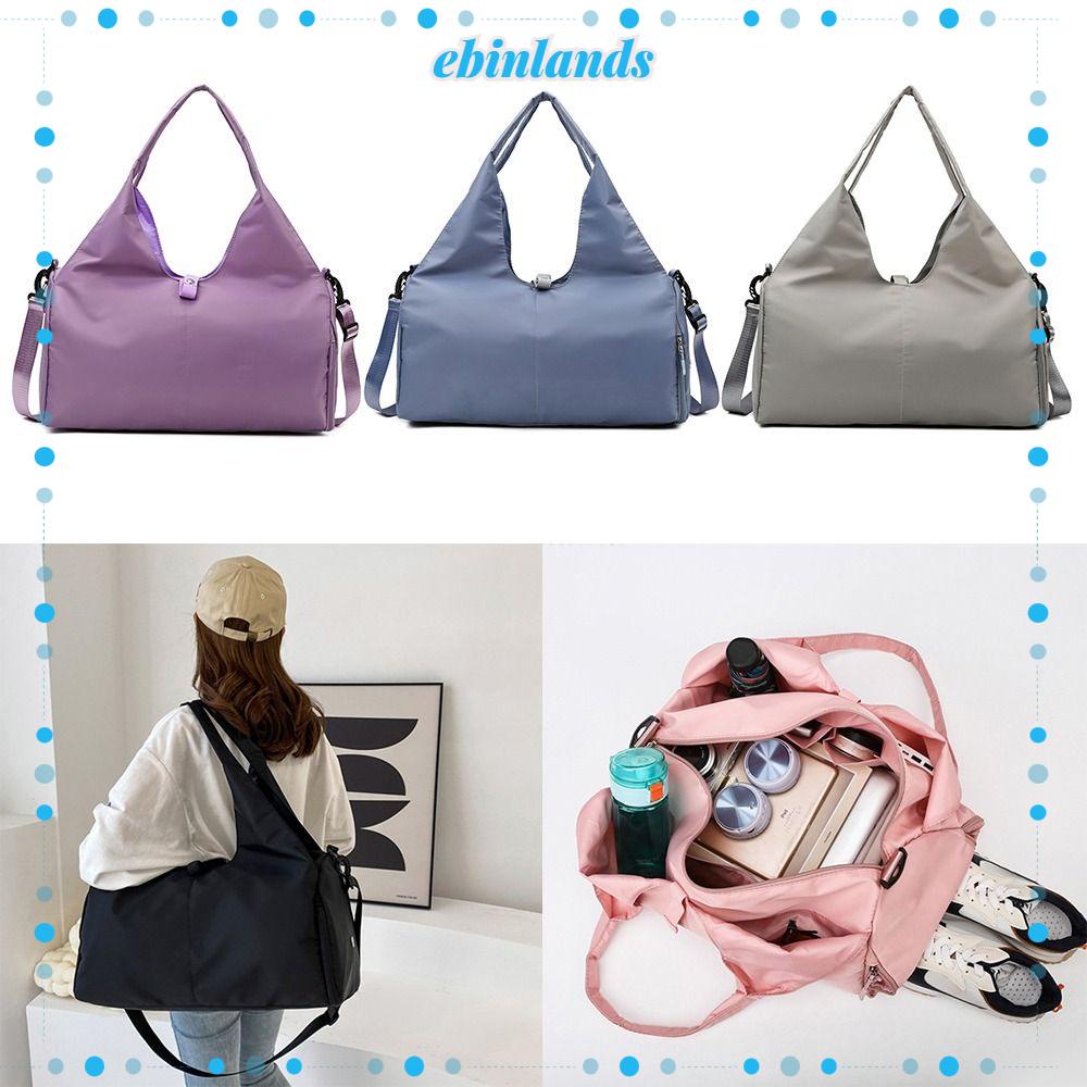 Ebinlands Set Túi Xách Đeo Chéo Vai Sức Chứa Lớn Không Thấm Nước Có Tay Cầm Đựng Hành Lý Đi Du Lịch