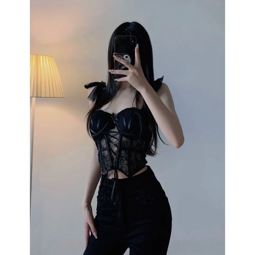 Áo Nịt Ngực Định Hình Xương Cá Kiểu Pháp AL8Q Quyến Rũ Cho Nữ