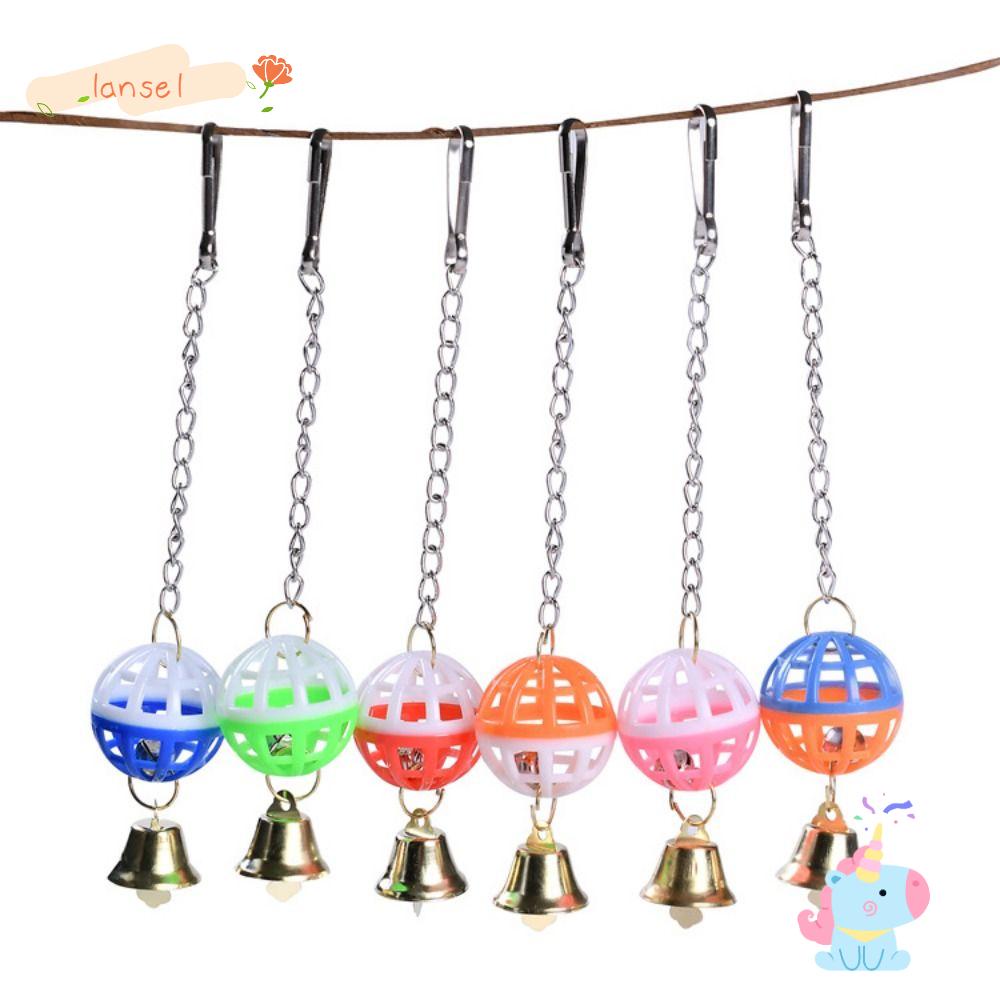 Set 3 Đồ Chơi Treo Lồng Chim Vẹt Nhiều Màu Sắc