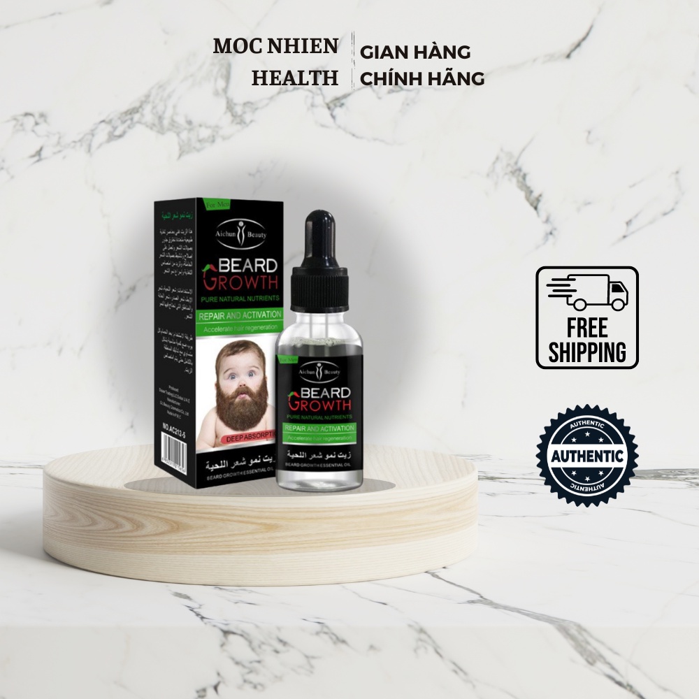 Tinh Chất Giúp Mọc Râu,Tóc, Lông Mày Cực Mạnh Đầy Nam Tính  Beard Growth
