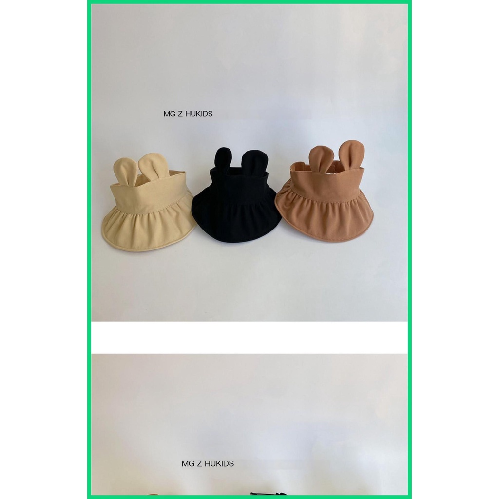 Mũ Chống Nắng Mềm Mại Thoải Mái Gắn Tai Gấu Dễ Thương Phong Cách Hàn Quốc Cho Bé