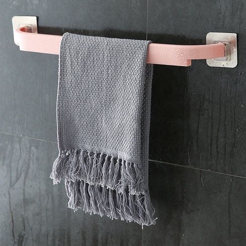 Giá treo khăn mặt giày dép nhà tắm, thanh treo khăn mặt dán tường chắc chắn nhiều màu giá dể đồ đa năng babo (TK08) | BigBuy360 - bigbuy360.vn
