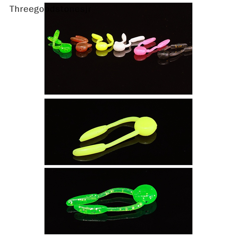 20 Rodworms Tải Trọng Nước 3.3cm Mềm Mại Màu Đen Bằng TPE JR