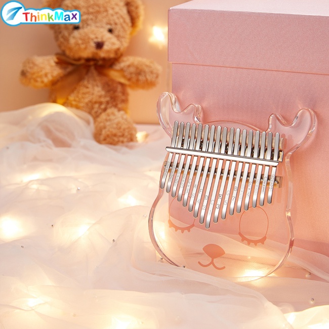 Thinkmax Đàn Kalimba 17 Phím Trong Suốt Bằng Acrylic