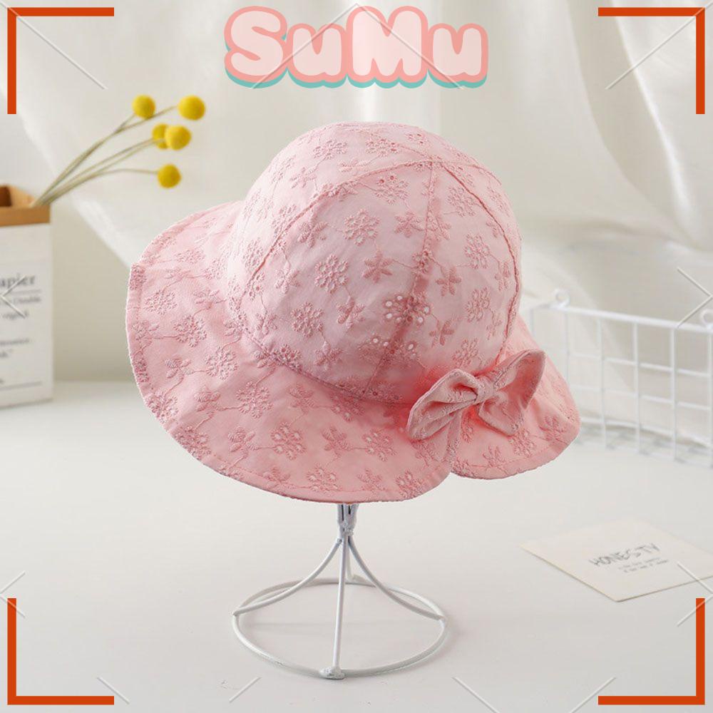Mũ Rộng Vành Chống Nắng Tia UV Dễ Thương Cho Bé 0-18 Tháng Tuổi