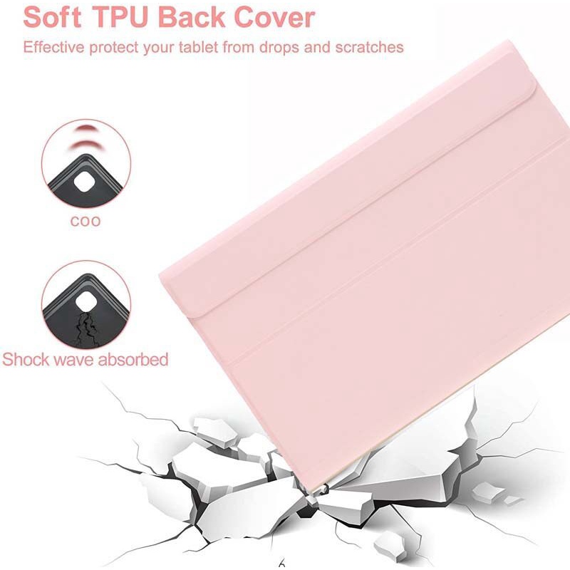 Bao da bàn phím cảm ứng có đèn nền cho huawei matepad 11,5 inch 2023, matepad air 11,5 inch 2023, bao da với bàn phím có thể tháo rời cho matepad pro 11, matepad se 10.4 2023,