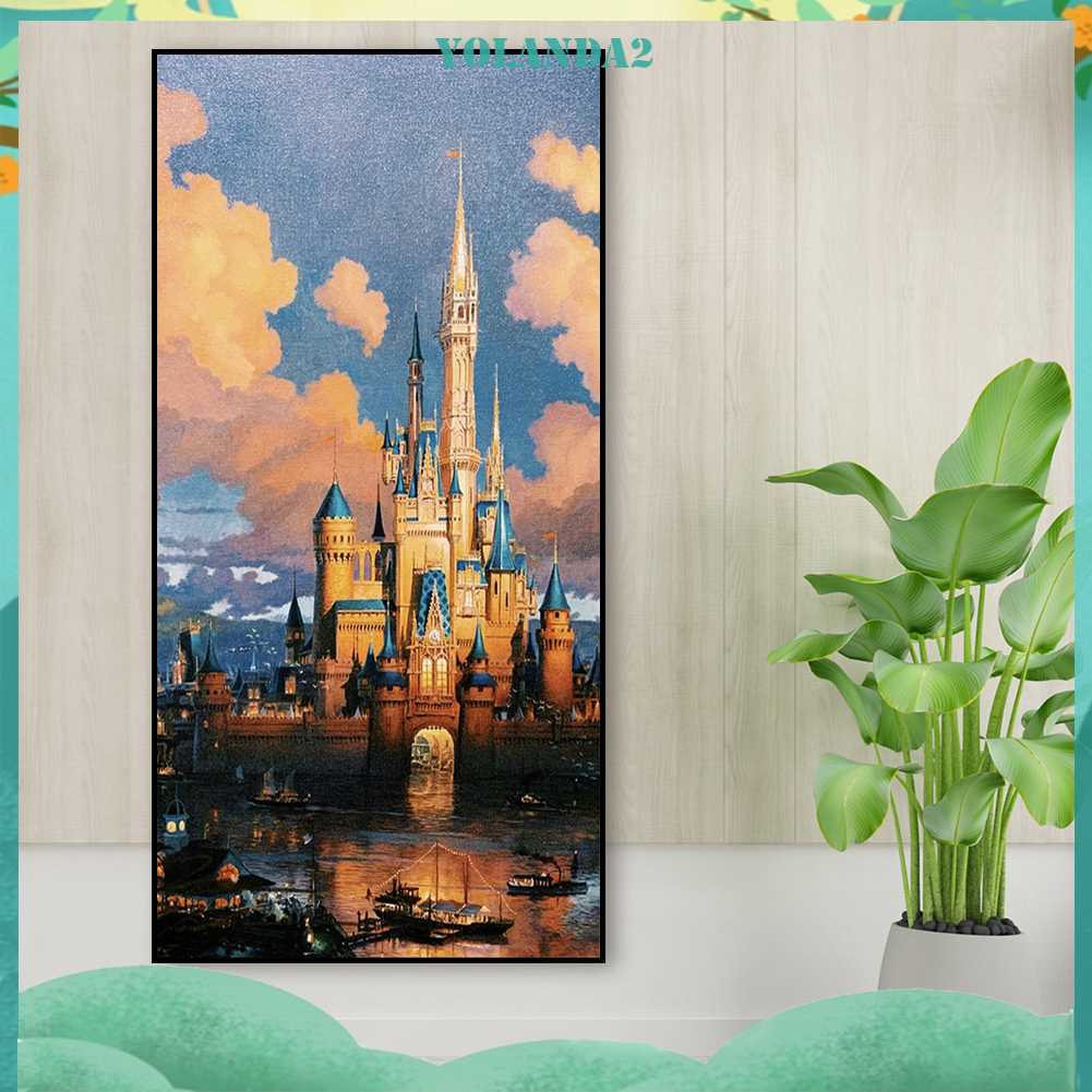 Bộ Tranh Đính Đá 5D Họa Tiết Hoạt Hình Độc Đáo DIY Dùng Trang Trí Nhà Cửa